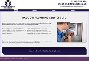 Baddow Plumbing by Chelmer Web Design