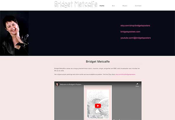 Bridget Metcalfe by Chelmer Web Design
